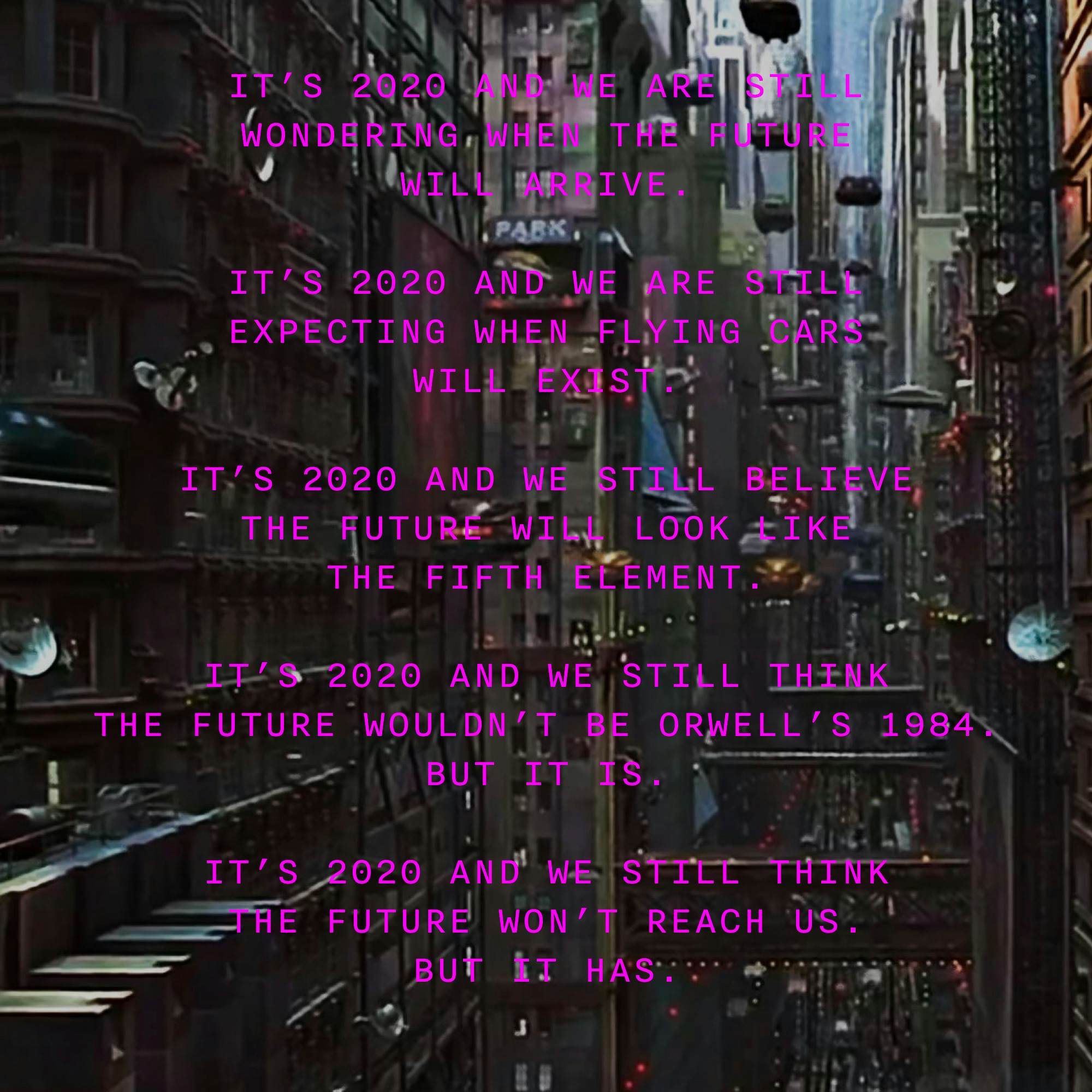 De futurizing the future