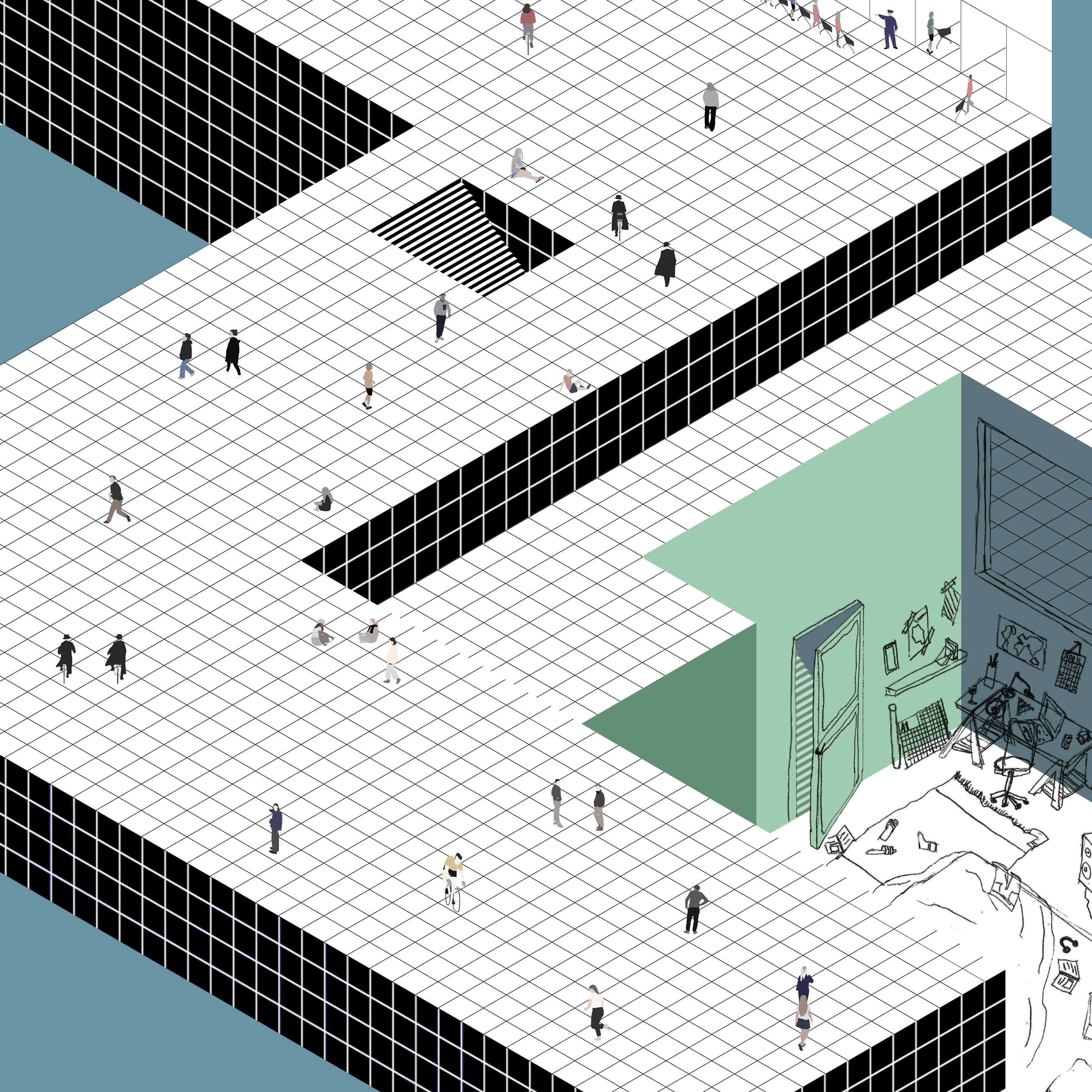 Illustratie Desired Spaces web