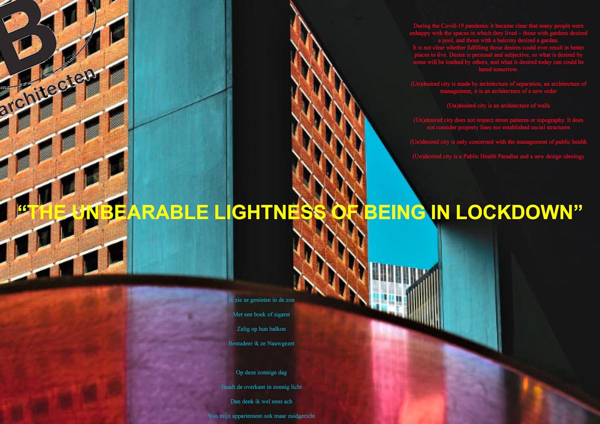 WEB B architecten Unbearable Lockdown