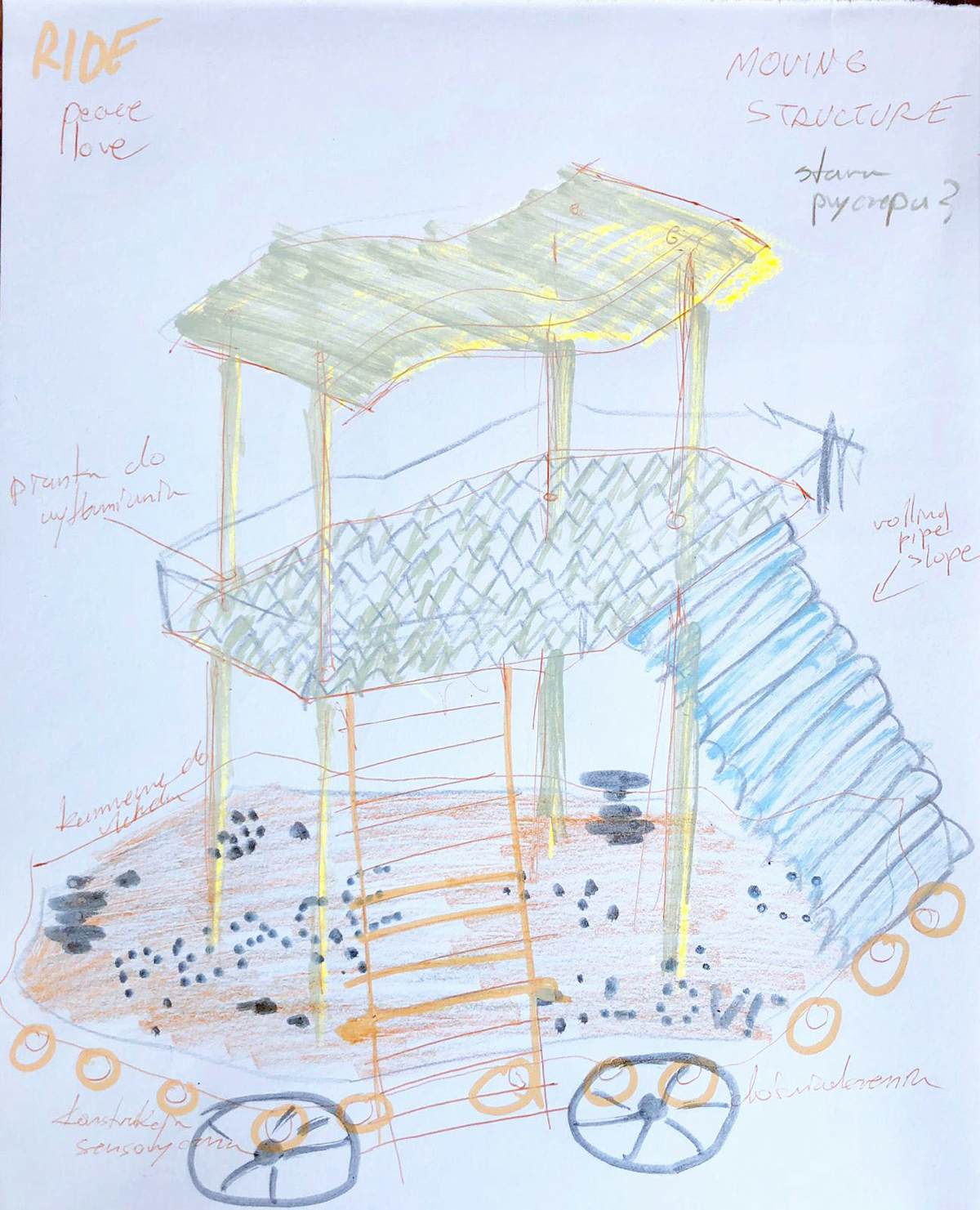 Moving structure Krzesl Marta